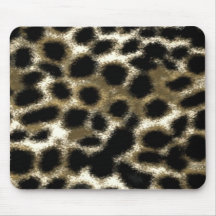 LEOPARDO DE BROWN TAPETE DE RATÓN