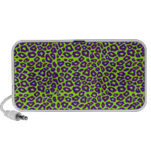 Leopardo púrpura iPod altavoz