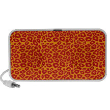 Leopardo rojo PC altavoces