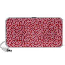 Leopardo rosado mini altavoces