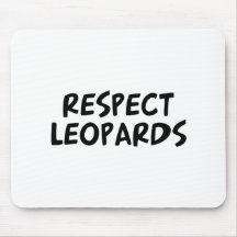 Leopardos del respecto alfombrilla de ratón