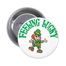 Leprechaun afortunado de sensación pin