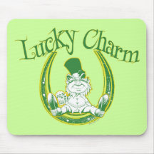 Leprechaun afortunado Mousepad del encanto Alfombrillas De Ratón