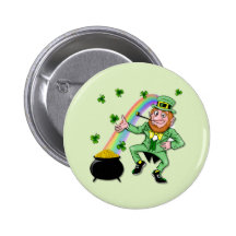 Leprechaun afortunado pin
