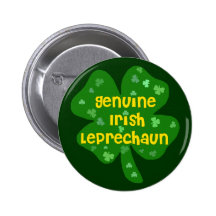 Leprechaun irlandés auténtico pins