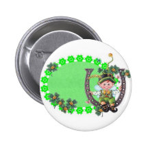 Leprechaun irlandés pins