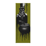 Leprechaun muerto lona envuelta para galerías
