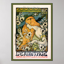 L'Ermitage - poster de Nouveau del arte de Paul Be