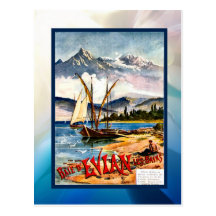 Les Bains de la bala y de Evian Postales