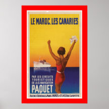 Les Maroc, Les las Canarias - Paquet Posters