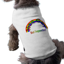 ¡Lesbiana gay LGBT, no gay - pero de apoyo! Ropa De Mascota