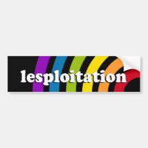 LESPLOITATION ETIQUETA DE PARACHOQUE
