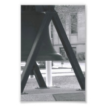 Letra A1 de la foto del alfabeto blanco y negro