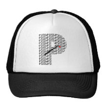 Letra de flautín P Gorras