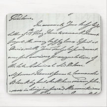 Letra de Guillermo IV a señora Nelson Tapete De Ratón