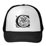 Letra de lujo C Gorras