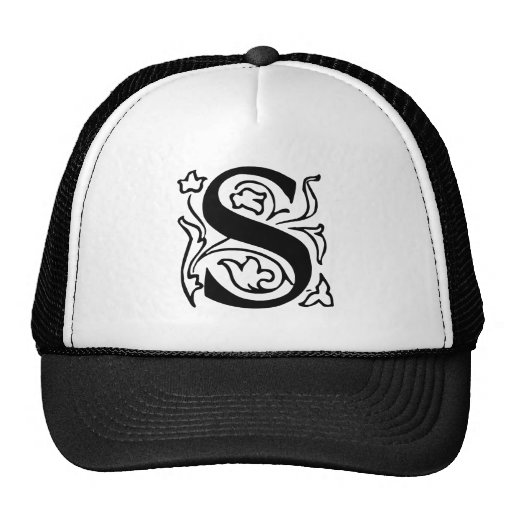 Letra de lujo S Gorras De Camionero