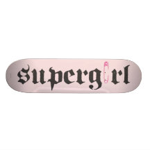 Letra del Pin de seguridad de Supergirl Tabla De Patinar