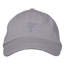 Letra F del arte de la cocina Gorra De Beisbol Bordada