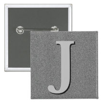 Letra J del monograma Pin