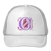 Letra medieval antigua elegante C Gorra