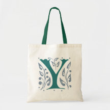 Letra medieval antigua elegante Y Bolsa