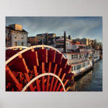 Letra pequeña de Paddlewheeler Poster