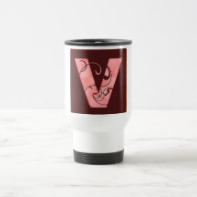 Letra V Tazas De Café