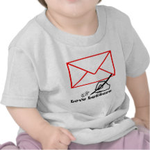 Letras de amor camisetas