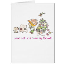 Letras de amor VDA-005 Felicitación