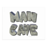 Letras de la mirada de la piedra de la cueva 3D de Tarjeta Postal