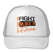 Leucemia - lucha como una diva gorros  