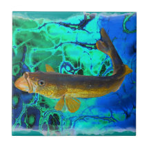 Leucomas de la natación, arte de los pescados del  azulejo