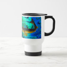 Leucomas de la natación, arte de los pescados del  taza