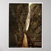 Leutaschklamm I, vintage pH de Baviera superior, A Poster