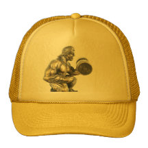 Levantamiento de pesas gorras