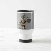 Levantamiento de pesas taza