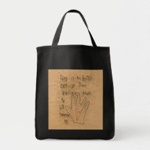 Levante alguien encima de bolso bolsa de mano