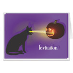 Levitación de Halloween Tarjetas