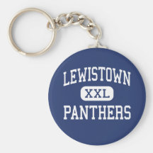 Lewistown - panteras - área - Lewistown Llavero Personalizado