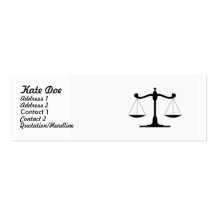 Ley Businesscard flaco Tarjeta Personal