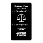 Tarjetas De Visita De Abogados