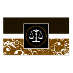 ley profesional: escalas de la justicia del damasc plantillas de tarjetas de visita