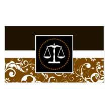 ley profesional: escalas de la justicia del damasc plantillas de tarjetas de visita