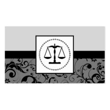 ley profesional: escalas de la justicia del damasc plantillas de tarjetas de visita