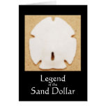 Leyenda de la tarjeta del dólar de arena tarjetas