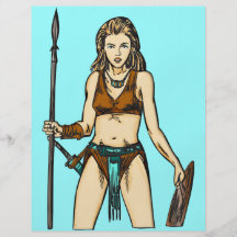 Leyenda de las mujeres del Amazonas Tarjetas Informativas