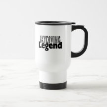 Leyenda de Skydiving Taza