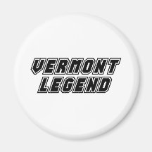 Leyenda de Vermont Iman Para Frigorífico