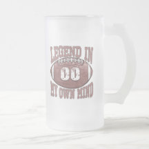 Leyenda en mi propio engranaje del fútbol de la me tazas de café